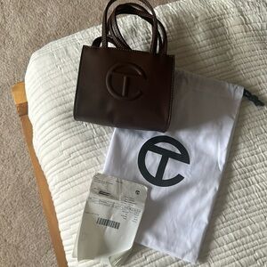Like New Chocolate Telfar Small Shopping Bag